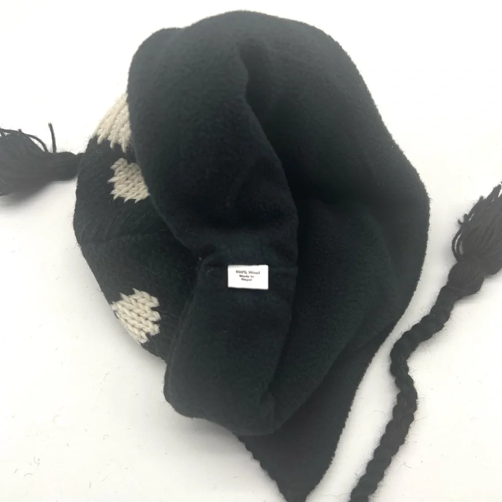 Gothic Hand-knit Skull Beanie